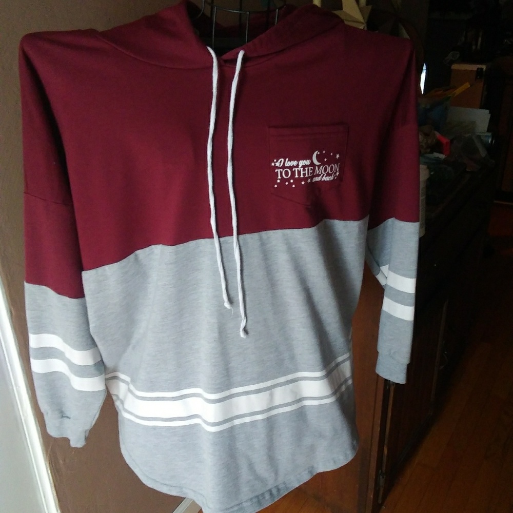 Cute I love you hooded shirt